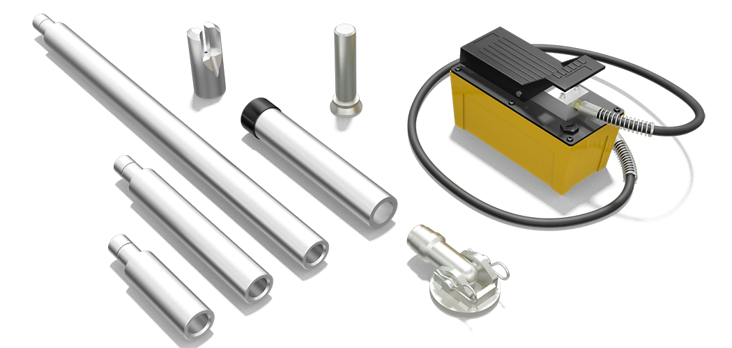 UnoLiner Vector Pulling Set disassembled