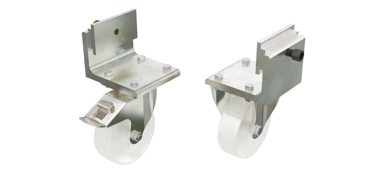Front and rear caster wheel of UnoLiner W20 set